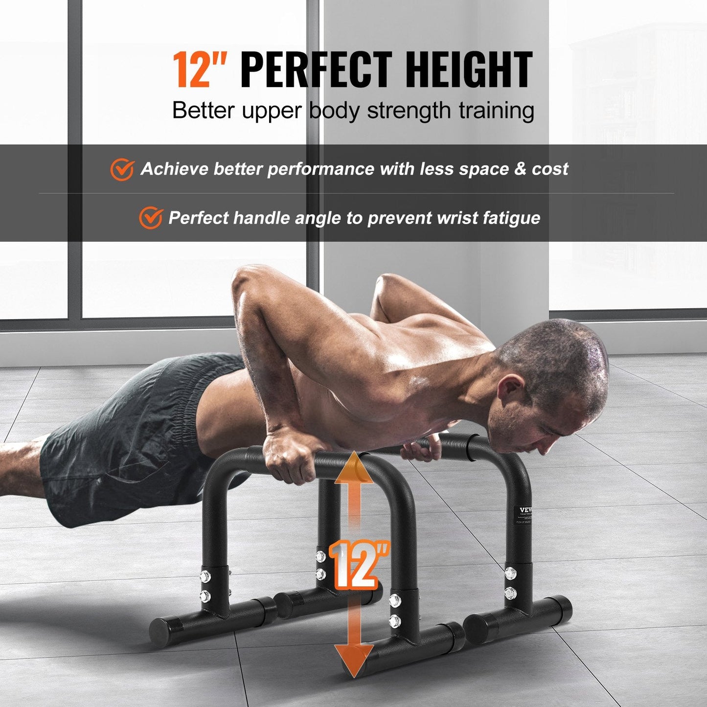 Heavy Duty Dip Stand Station, 227 kg Capacity, for Home Gym & Outdoor Fitness