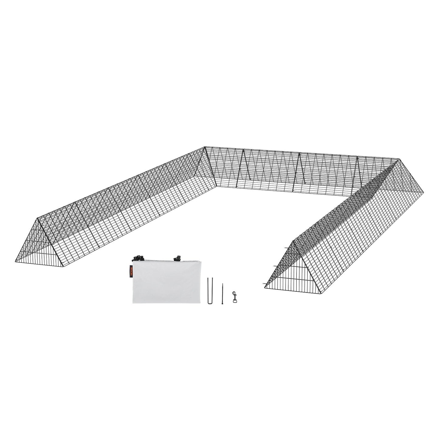 Portable Multi-Animal Tunnels, 600m x 400m x 61.5m, with Corner Frames for Outdoors