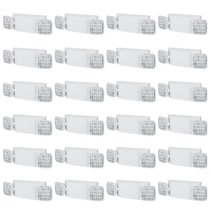 VEVOR 24 PCs Commercial Emergency Light LED Exit Lighting Fixture Backup Battery