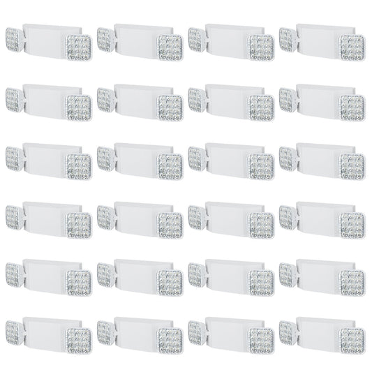 VEVOR 24 PCs Commercial Emergency Light LED Exit Lighting Fixture Backup Battery