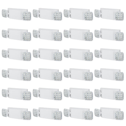 24-Pack Commercial LED Exit Lights with Backup Battery, 3-Hour Emergency Use