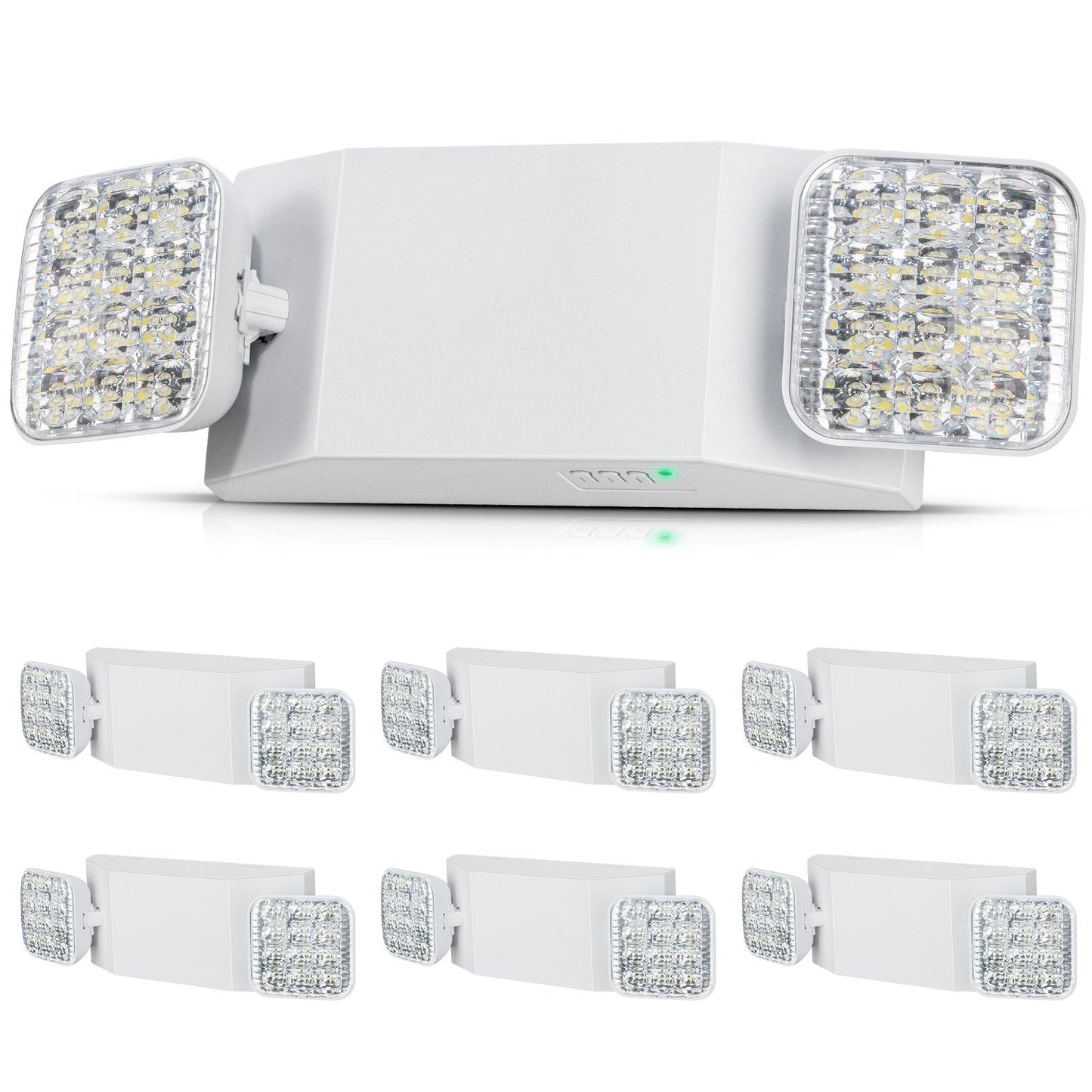 Commercial LED Exit Lights with Backup Battery, 3 kg, 180-Minute Runtime