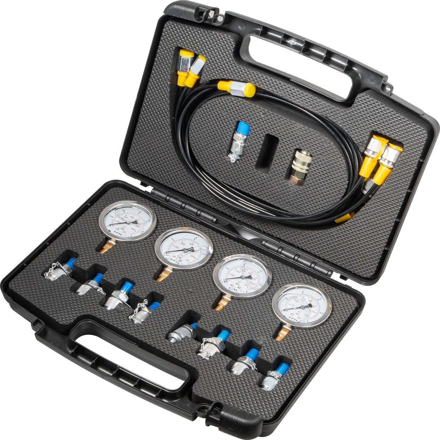 VEVOR Hydraulic Pressure Test Kit 10/25/40/60 Mpa Hydraulic Pressure Gauges with