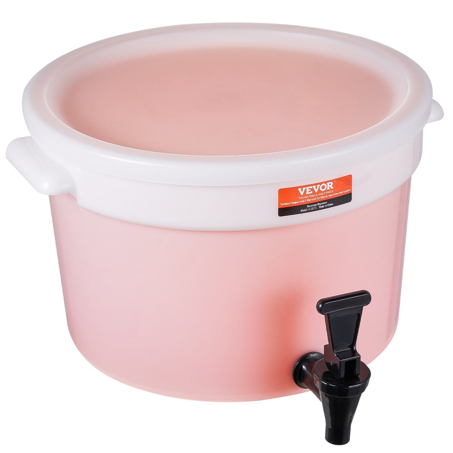 3 Gallon (11L) Plastic Beverage Dispenser with Spigot for Parties & Events