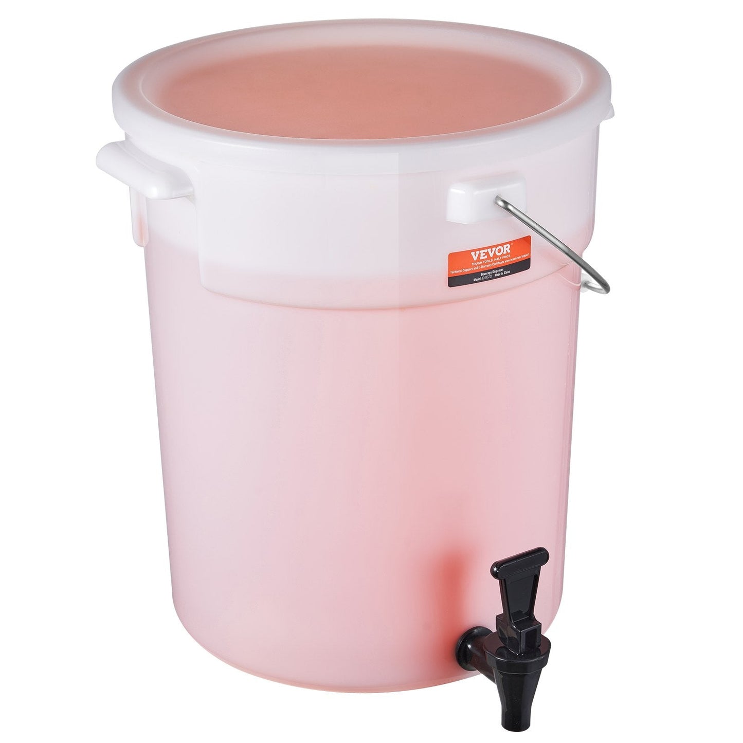 5-Gallon Plastic Drink Dispenser with Spigot for Parties and Events