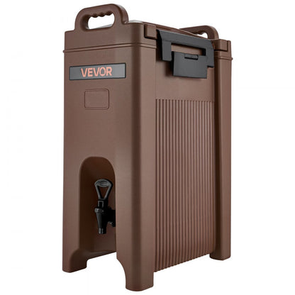 VEVOR Insulated Hot and Cold Beverage Dispenser 5Gal/19L Food-Grade Drink Server