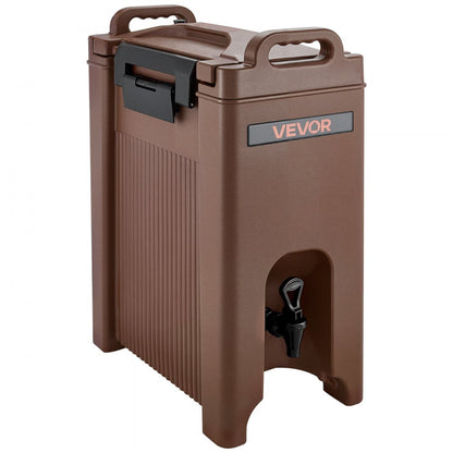 VEVOR Insulated Hot and Cold Beverage Dispenser 5Gal/19L Food-Grade Drink Server