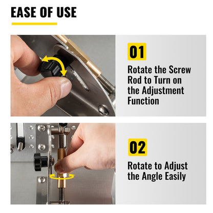 VEVOR Belt Grinder Knife Jig, 9-4/5\'\' Long Sharpening Locator, 85°~ 115°Adjustable