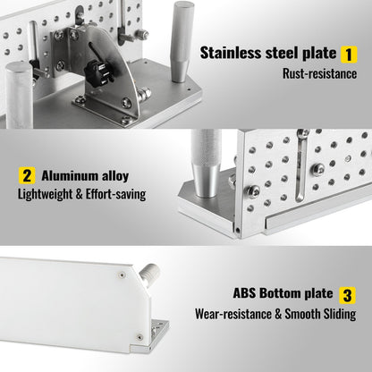 Adjustable Belt Grinder Knife Jig with Tool Holder, 0.25m Long, for Knife Making