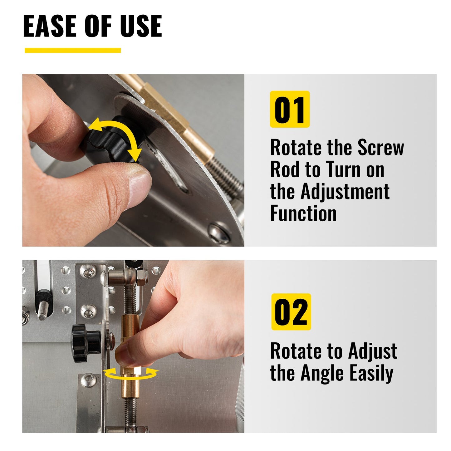 VEVOR Belt Grinder Knife Jig, 9-4/5\'\' Long Sharpening Locator, 85°~ 115°Adjustable