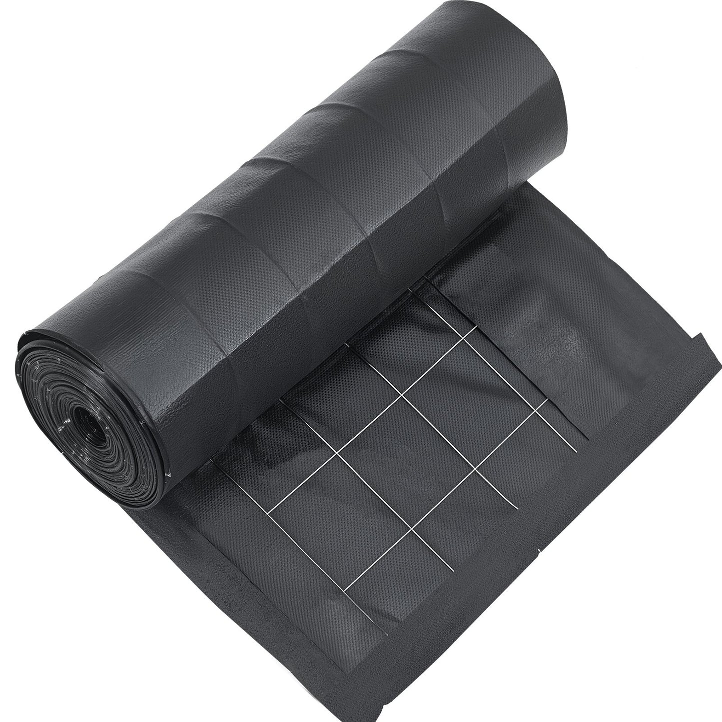 Silt Fence Fabric Rolls, 0.6×30.5 m Backed Wire Silt Fence, Erosion Control Fencing for Sediment Retention, Industrial Grade Temporary Tough Polypropylene Fabric for Construction Job Sites