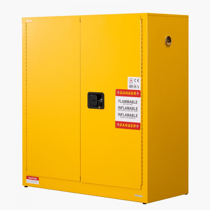 29Gal Flammable Storage Cabinet with Adjustable Shelf for Flammable Liquid