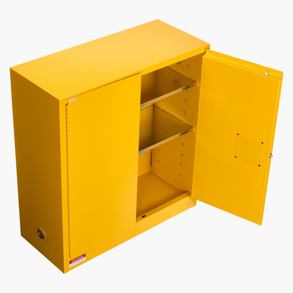 29Gal Flammable Storage Cabinet with Adjustable Shelf for Flammable Liquid