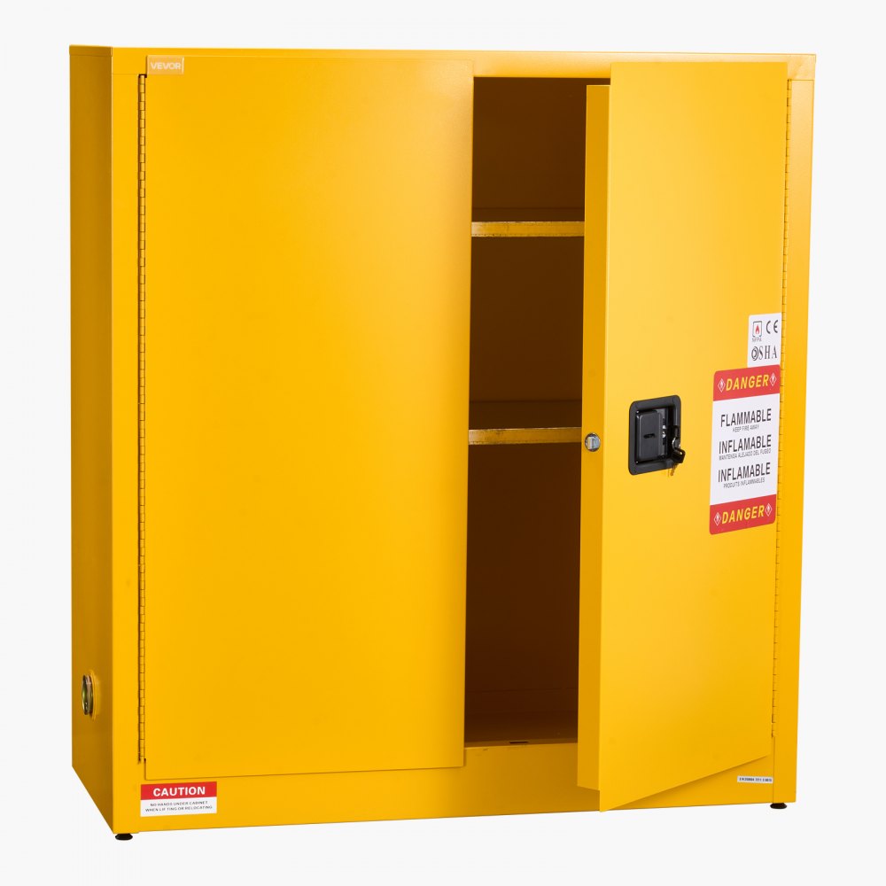 29Gal Flammable Storage Cabinet with Adjustable Shelf for Flammable Liquid