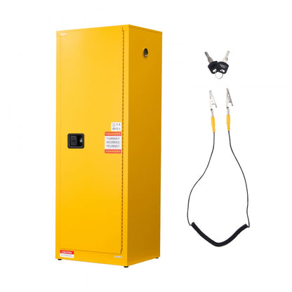 23Gal Flammable Storage Cabinet with Adjustable Shelf for Flammable Liquid