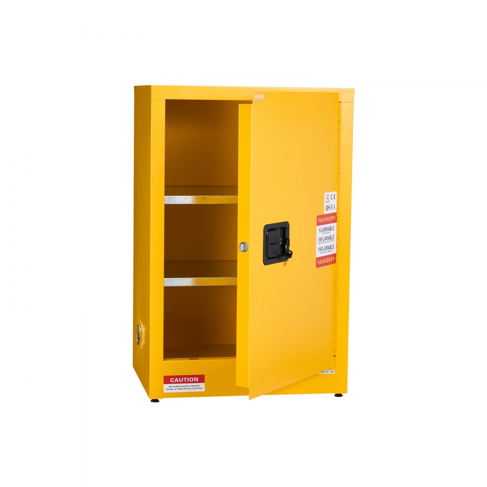 13Gal Flammable Storage Cabinet with Adjustable Shelf for Flammable Liquid