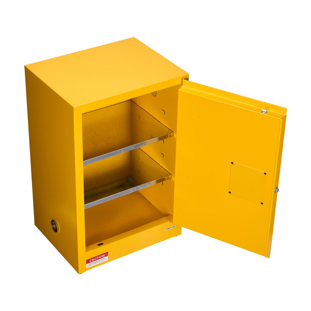 13Gal Flammable Storage Cabinet with Adjustable Shelf for Flammable Liquid