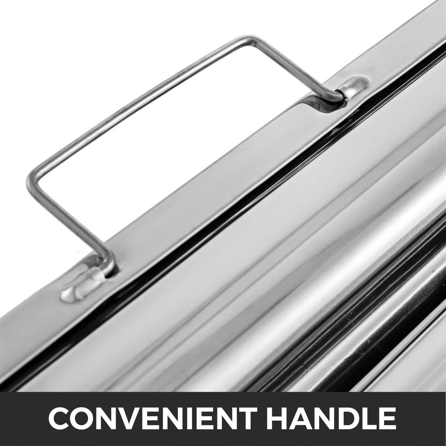 6Pcs/Set 430 Stainless Steel Range Hood Filter With 5 Grooves Baffle Grease Filter