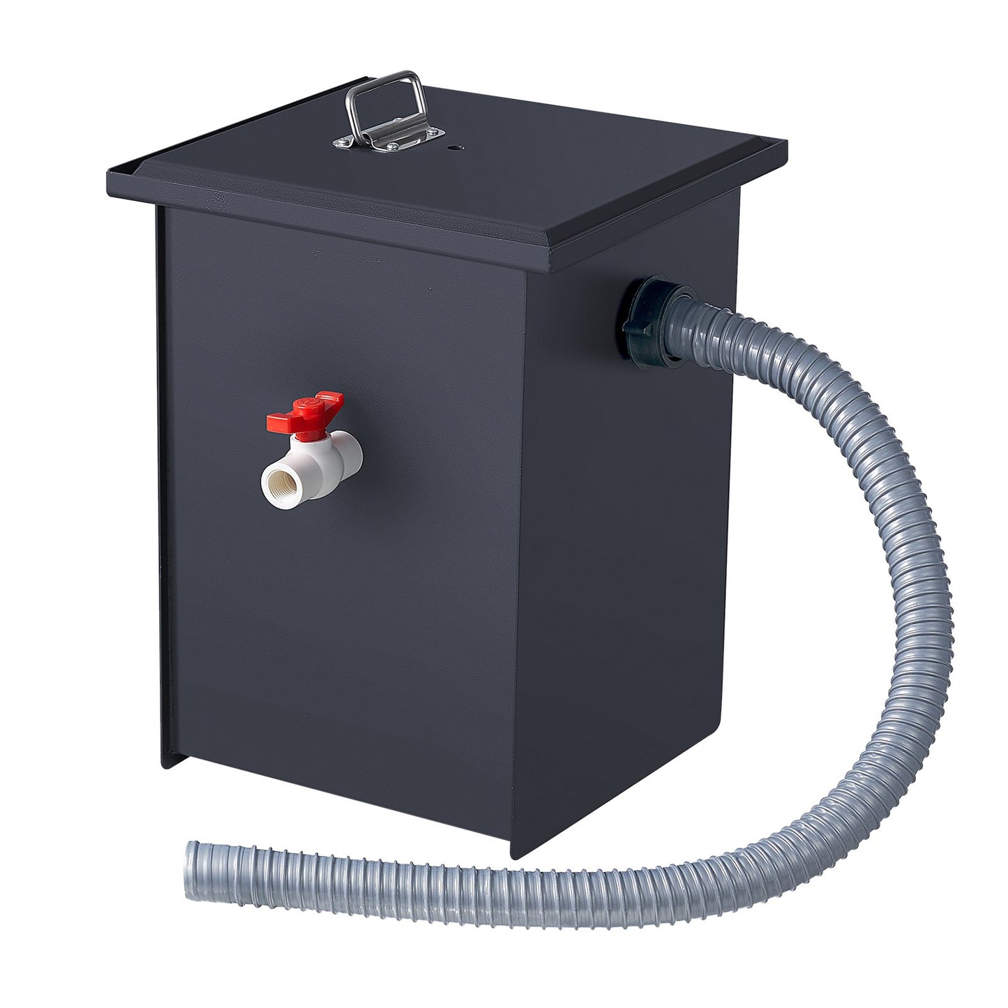 VEVOR Commercial Grease Trap, 8 LBS Grease Interceptor, Side Inlet Interceptor,