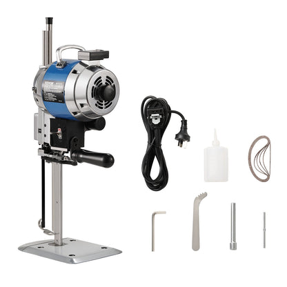 High-Speed 750W Fabric Cutter with 0.25m Blade & Auto-Sharpening System
