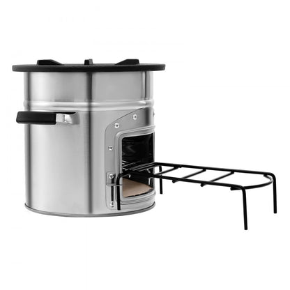 Camping Rocket Stove Wood Burning Portable Rocket Stove with Carrying Bag