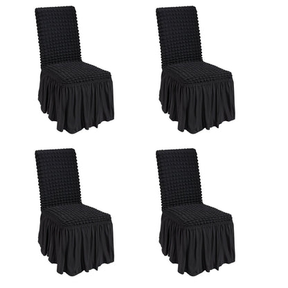 VEVOR Stretch Spandex Folding Chair Covers, Universal Fitted Chair Cover with Skirt,