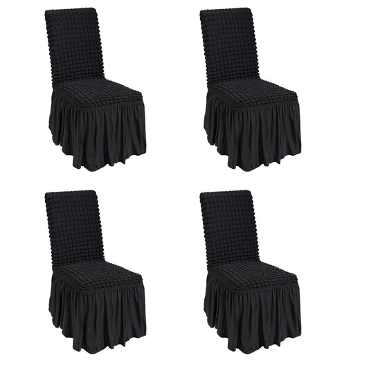 VEVOR Stretch Spandex Folding Chair Covers, Universal Fitted Chair Cover with Skirt,