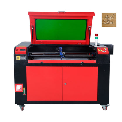 100W CO2 Laser Engraver with 0.6x0.9m Work Area, Digital Control, 190.5kg