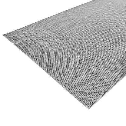Drainage Mat, 90 x 500 cm, PVC Non Slip Commercial Floor Mat, Wet Area Water Drain Splash Matting Hollow Doormat Roll, for Outdoor Indoor Restaurant Swimming Pool Patio Bathroom Washroom, Gray
