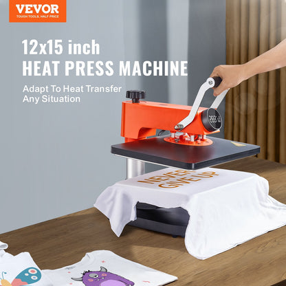 6-in-1 Heat Press Machine for T-Shirt, Plate, and Mug Sublimation Transfers