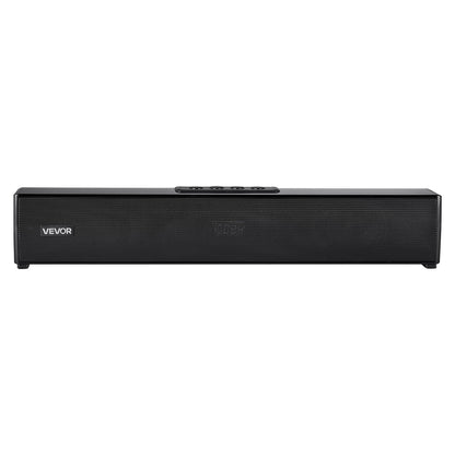 Sound Bar for Smart TV, 2.0 Channel, 450 mm Compact Soundbar TV Speakers for Projector, Bluetooth AUX Connection, Remote Control, Easy Setup, 80W Surround Sound System for PC Home Theater Audio