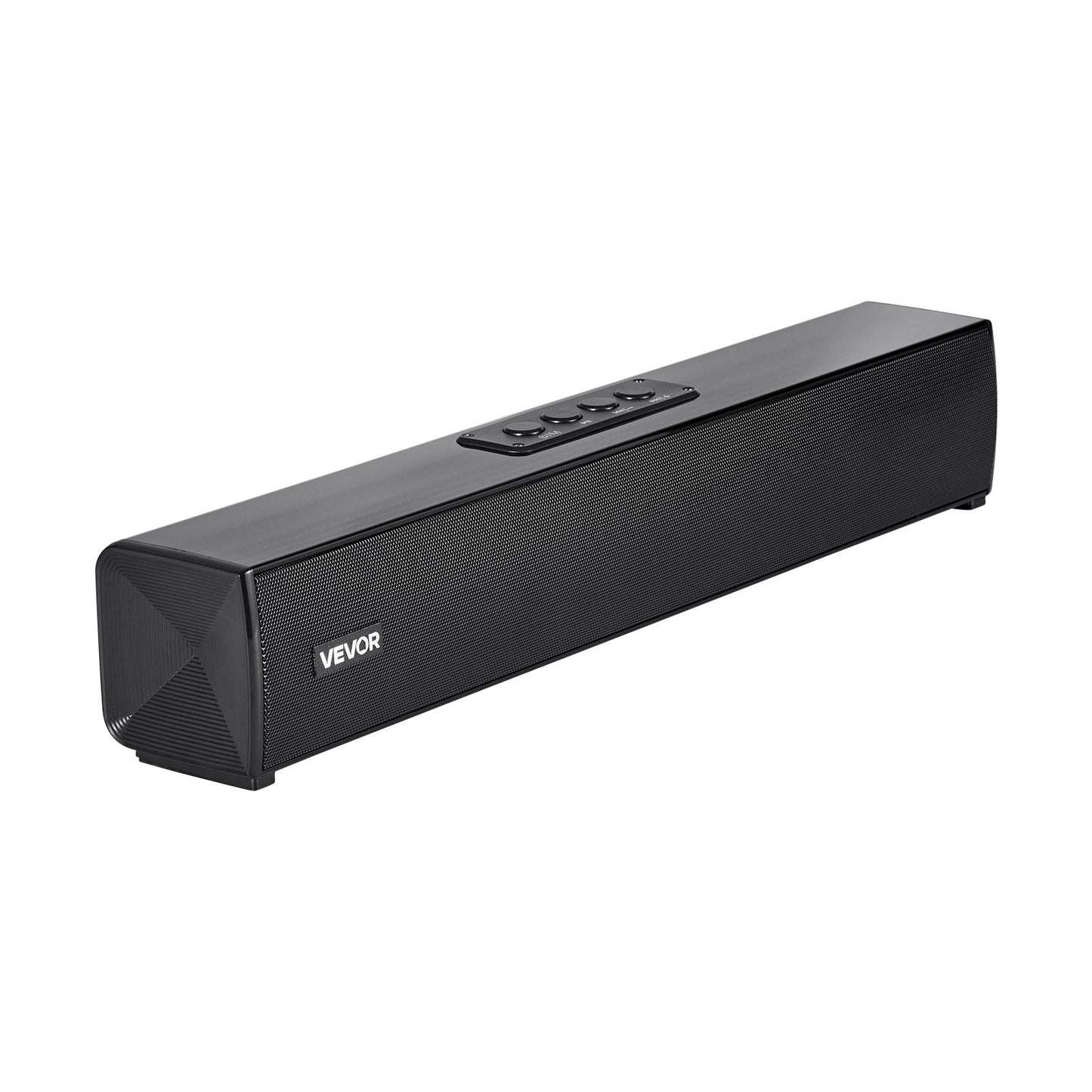 Sound Bar for Smart TV, 2.0 Channel, 450 mm Compact Soundbar TV Speakers for Projector, Bluetooth AUX Connection, Remote Control, Easy Setup, 80W Surround Sound System for PC Home Theater Audio