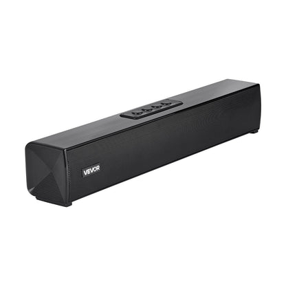 Sound Bar for Smart TV, 2.0 Channel, 450 mm Compact Soundbar TV Speakers for Projector, Bluetooth AUX Connection, Remote Control, Easy Setup, 80W Surround Sound System for PC Home Theater Audio