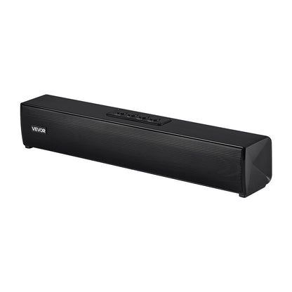 Sound Bar for Smart TV, 2.0 Channel, 450 mm Compact Soundbar TV Speakers for Projector, Bluetooth AUX Connection, Remote Control, Easy Setup, 80W Surround Sound System for PC Home Theater Audio