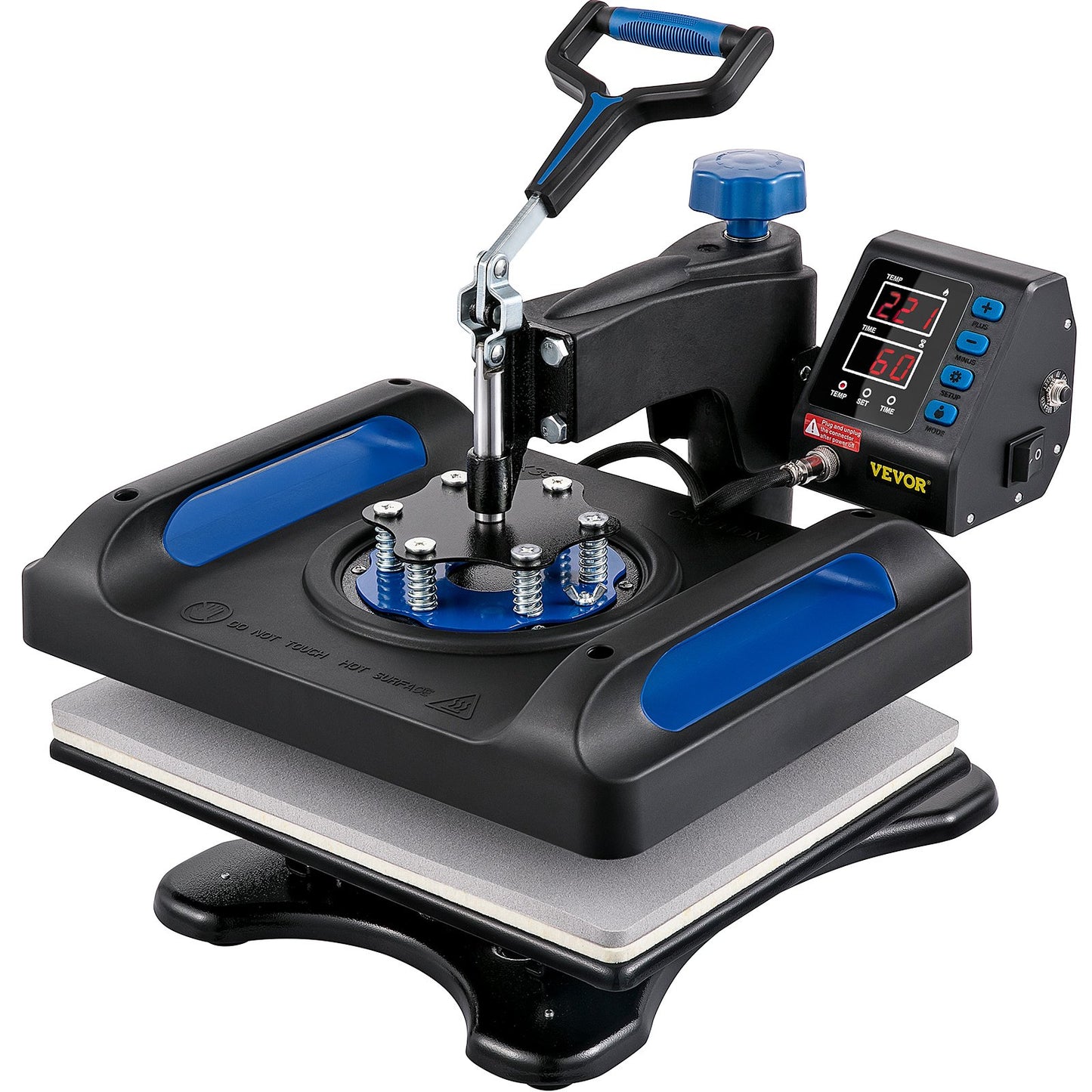 VEVOR Heat Press Machine Sublimation Heat Transfer Machine 12"x15"for T-shirt