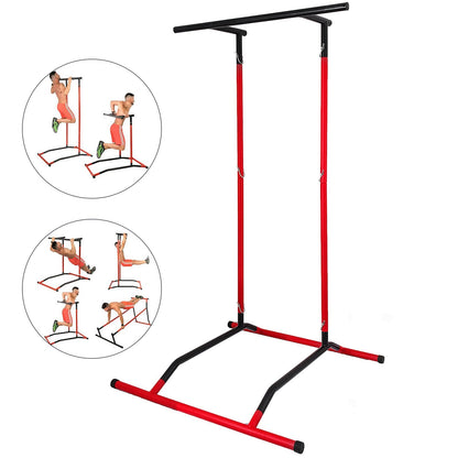 Adjustable Power Tower Pull-Up & Dip Station for Home Fitness, 100 kg Capacity