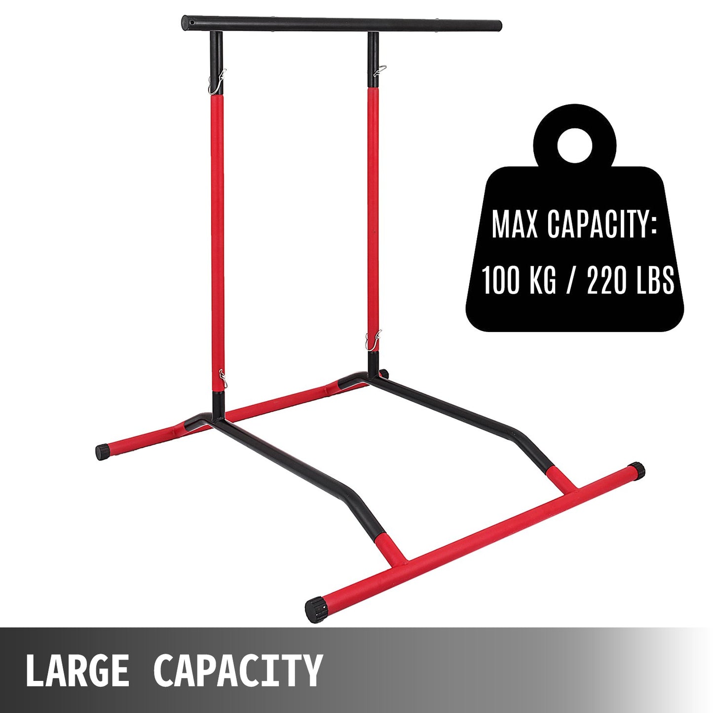 VEVOR 220LBS Pull Up Dip Station Power Tower Station Multi-Station Power Tower Workout
