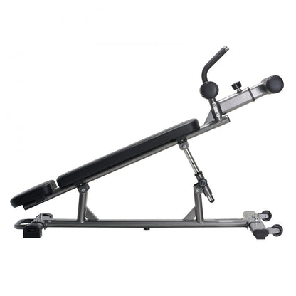 Sit Up Bench, Decline Ab Bench with Reverse Crunch Handle, with 4 Adjustable Height Settings, Heavy Duty Steel, 454 kg C
