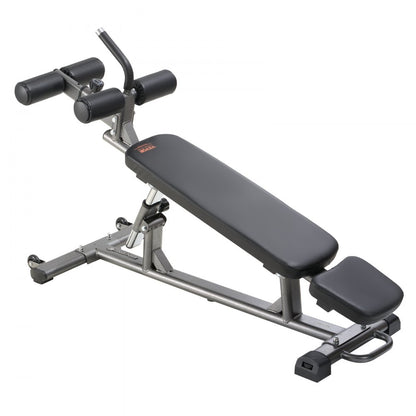 Sit Up Bench, Decline Ab Bench with Reverse Crunch Handle, with 4 Adjustable Height Settings, Heavy Duty Steel, 454 kg C