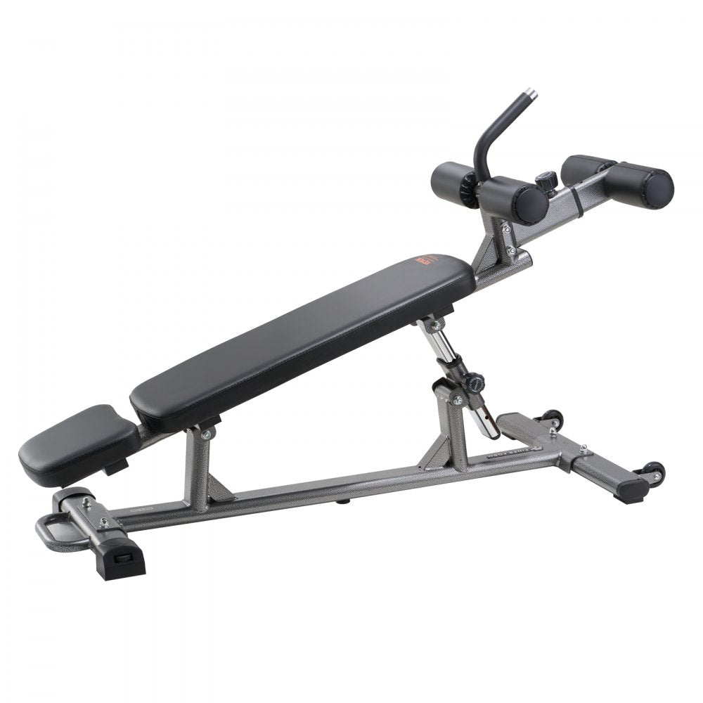Sit Up Bench, Decline Ab Bench with Reverse Crunch Handle, with 4 Adjustable Height Settings, Heavy Duty Steel, 454 kg C