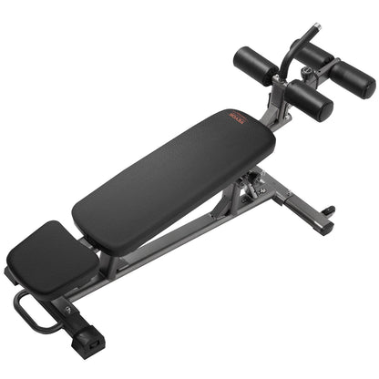 Weight Bench, Adjustable Strength Training Bench, Press Bench for Full Body Workout, 1000 LBS Multi-Purpose Sit up Bench for Home Gym Exercise, Incline Decline Bench with Reverse Crunch Handle