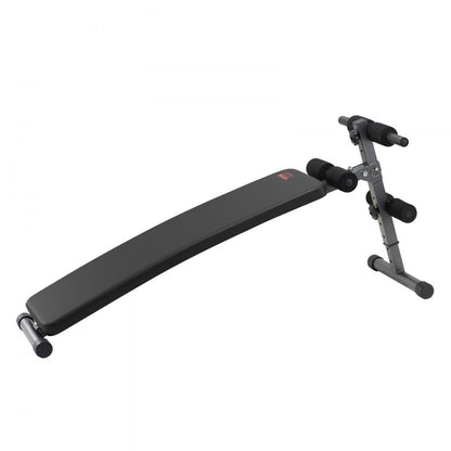 Sit Up Bench Folding Curved Ab Bench 5 Adjustable Height 226 Kg Capacity
