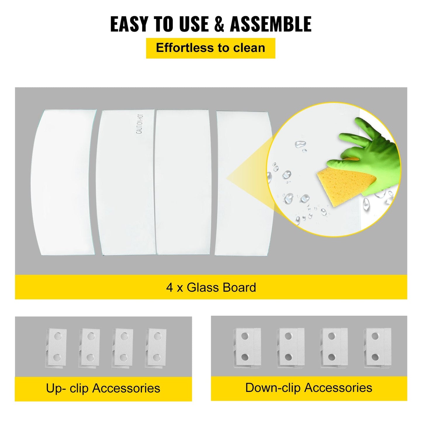 Round Tempered Glass Wind Guard for Outdoor Fire Pits, 0.6 cm Thick, 58 cm Diameter