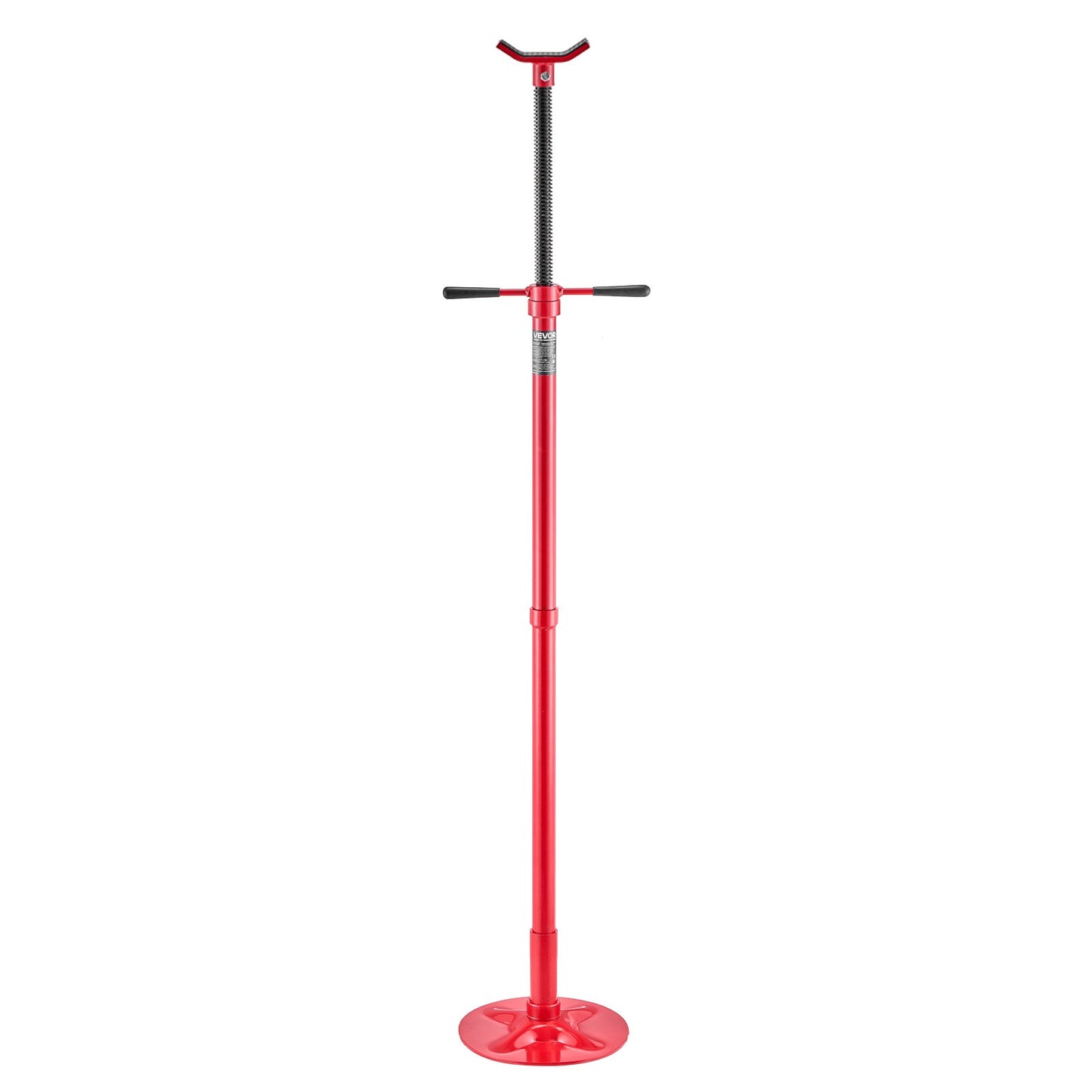 Underhoist Support Stand, 3/4 Ton Capacity Under Hoist Jack Stand, Lifting from 1372 to 2130 mm, Bearing Mounted Spin Handle, Self-Locking Threaded Screw, Stable Base, Support Vehicle Components