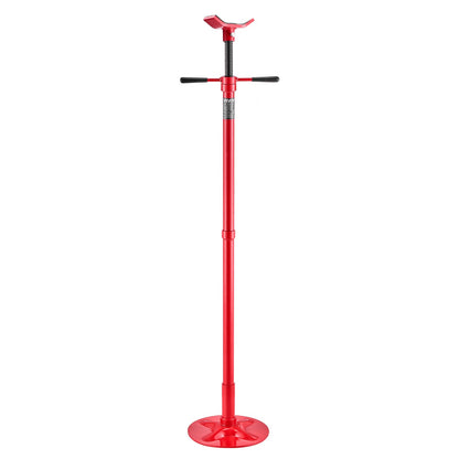 Underhoist Support Stand, 3/4 Ton Capacity Under Hoist Jack Stand, Lifting from 1372 to 2130 mm, Bearing Mounted Spin Handle, Self-Locking Threaded Screw, Stable Base, Support Vehicle Components