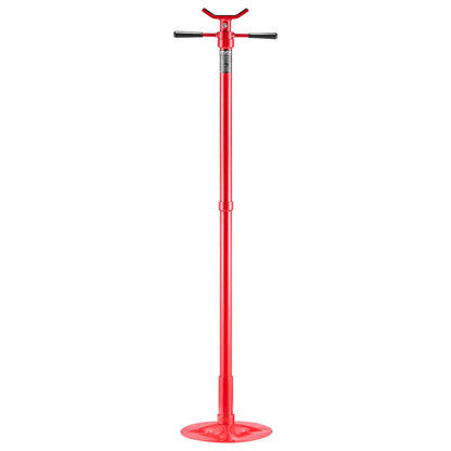 Underhoist Support Stand, 3/4 Ton Capacity Under Hoist Jack Stand, Lifting from 1372 to 2130 mm, Bearing Mounted Spin Handle, Self-Locking Threaded Screw, Stable Base, Support Vehicle Components