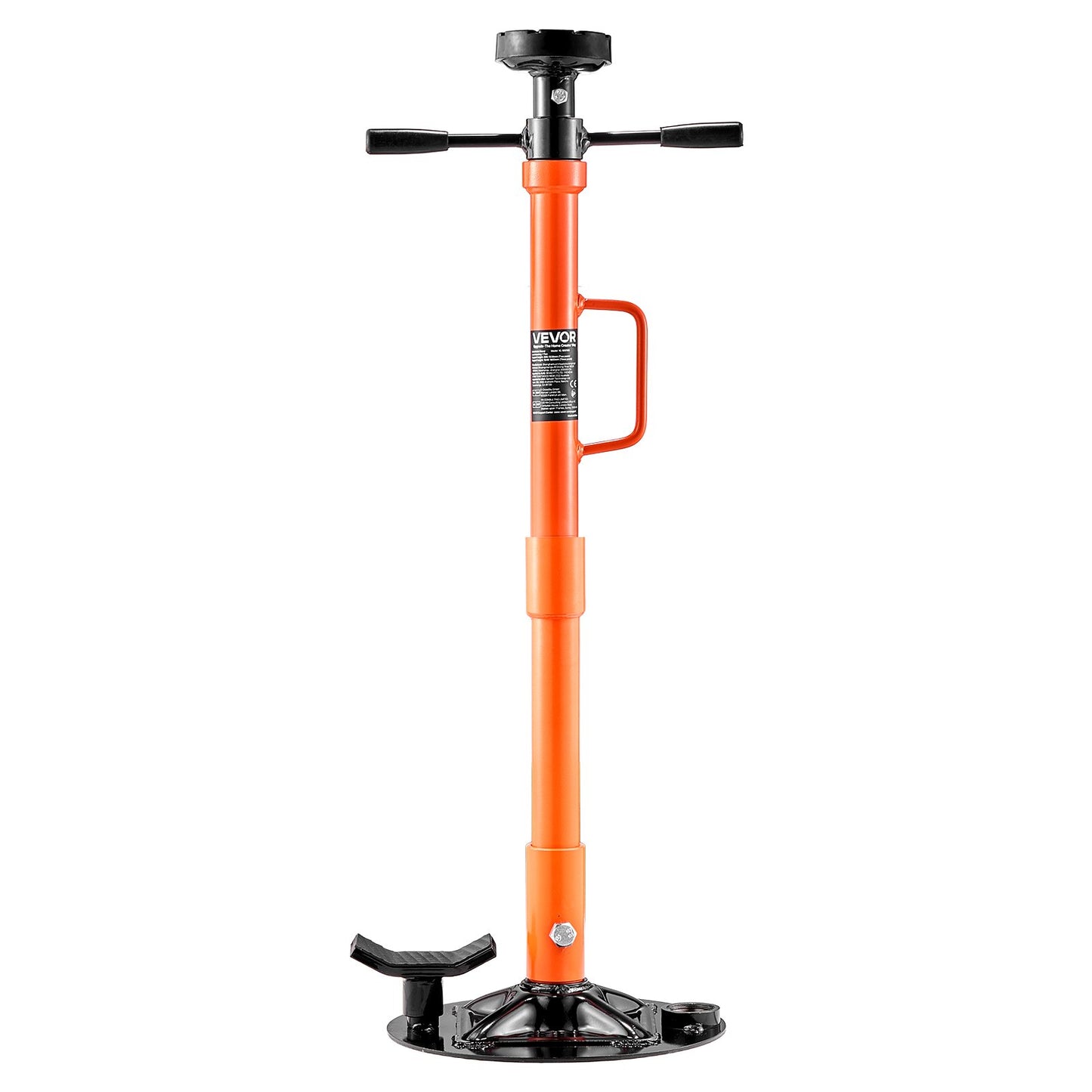 Underhoist Support Stand, 1 Ton Capacity Under Hoist Jack Stand with Handle, Adjustable Height, Bearing Mounted Spin Handle, Self-Locking Threaded Screw, Stable Base, Support Vehicle Components