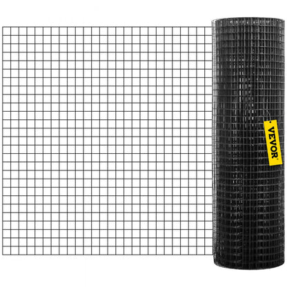 Welded Wire Fence Vinyl Coated Chicken Rabbit Mesh 1"x1" 16 Gauge 24"x100'