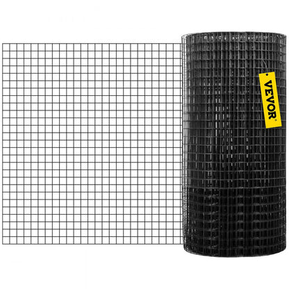 Welded Wire Fence Vinyl Coated Chicken Mesh 2.5x2.5 cm 16 Gauge 91x1524 cm