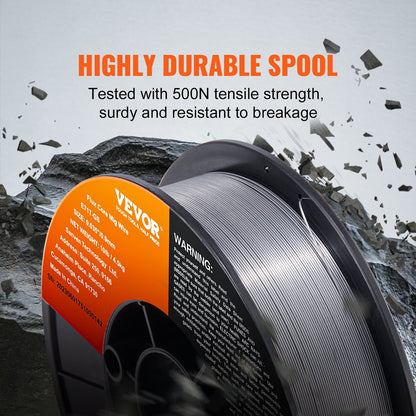 Gasless Flux Core MIG Welding Wire E71T-GS, 0.9 mm, 4.5 kg Spool, Mild Steel